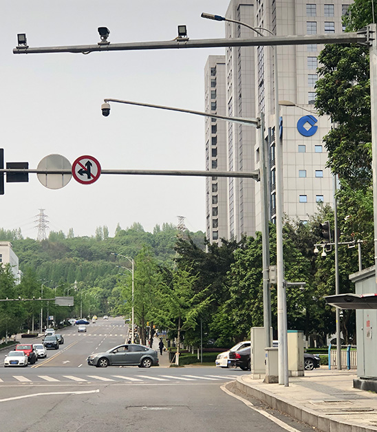 重慶道路監(jiān)控立桿工程